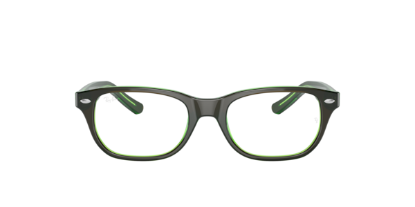 Ray-Ban Kids RY1555 3665 Kids' Glasses Brown Size 46 - Blue Light Block Available