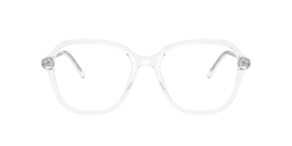 Ray-Ban Rb5456 Optics Eyeglasses Transparent Frame Transparent Lenses Polarized 56-18