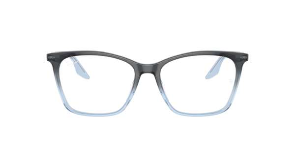 Ray-Ban Rb5422 Optics Eyeglasses Blue & Light Blue Frame Clear Lenses Polarized 52-16