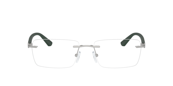 Armani Exchange AX1064 6020 Men's Glasses Silver Size 56 - Free Lenses - Blue Light Block Available