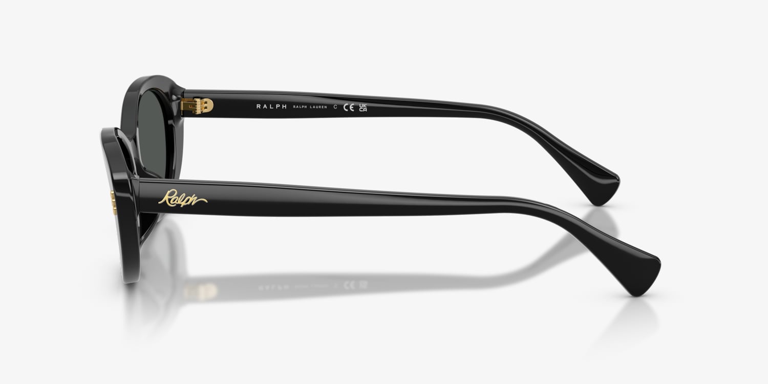 Ralph Lauren Aviator Style RA4057 Black Ralph Sunglasses with White Accent RA4114-307911-03-web_42771477-  main image 3