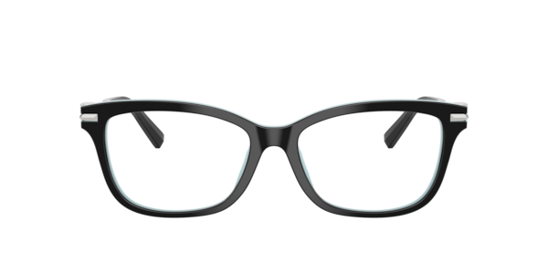 Tiffany & Co. Women's Pillow Eyeglasses, TF2288B - Black On Tiffany Blue