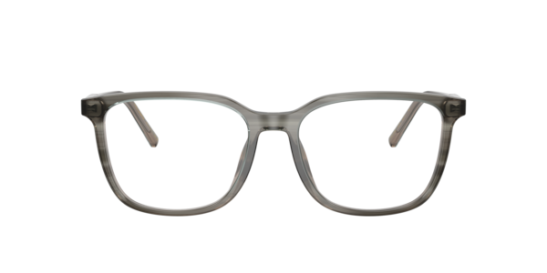 Dolce&Gabbana Men's Square Eyeglasses, DG3445 - Gray On Striped Gray