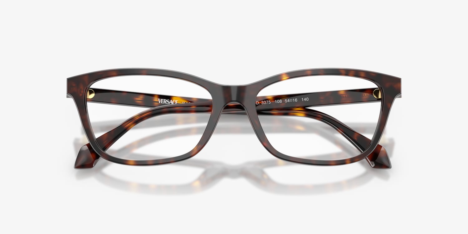 Versace Tortoise Shell Cat Eye Eyeglasses Optical Frames‎ Made in Italy 21415 Authentic Versace Model 4295 Cat-eye | Mercari main image 4