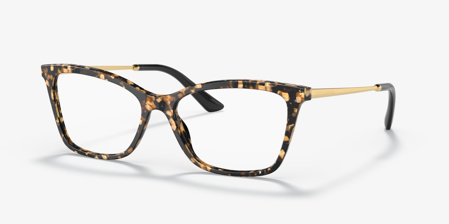Dolce & Gabbana Black and Gold Women\'s Rectangular Optical Glasses Amazon.com: Dolce & Gabbana DG 3363 Black 52/18/145 women  main image 3