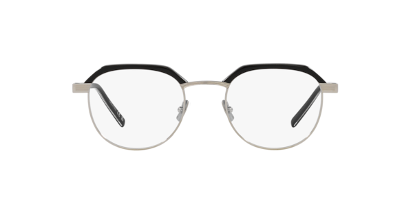 Saint Laurent SL 124 001 Men's Glasses Silver Size 50 - Free Lenses - Blue Light Block Available