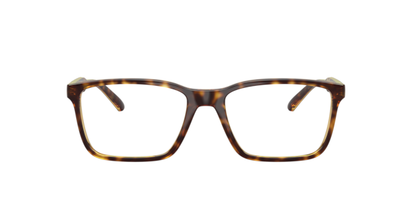 Arnette Men's Rectangle Eyeglasses, AN7208 - Dark Havana