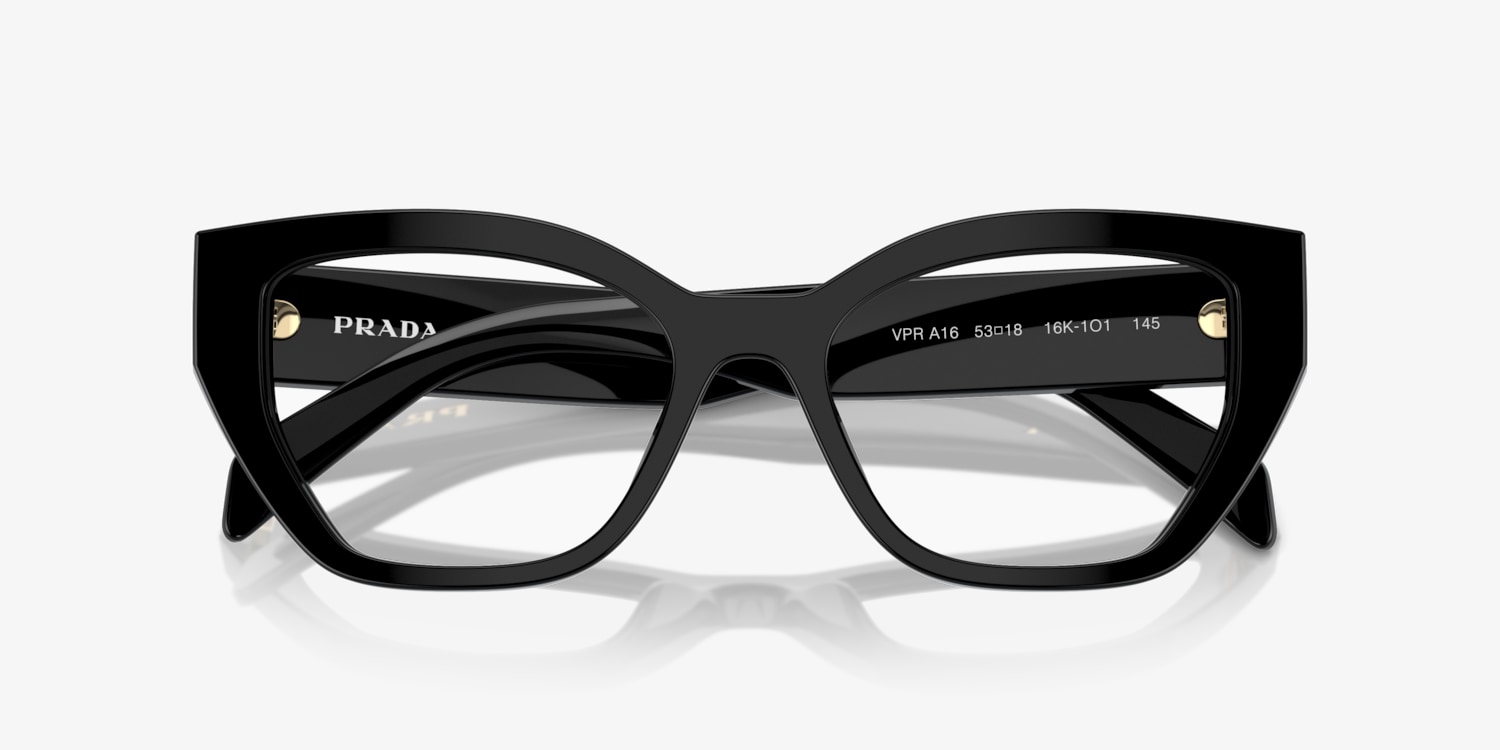 Prada‎ VPR 16T Womens Eyeglasses Frames And Black Case With Wipe Cloth Prada - PR A16V Eyeglasses | Specs Collective main image 4