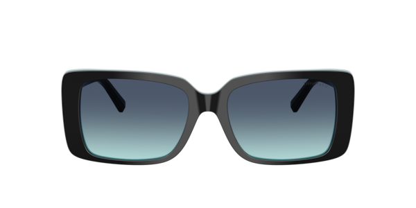 Tiffany & Co. Woman Sunglass TF4249 - Frame color: Black On Tiffany Blue, Lens color: Azure Gradient Blue