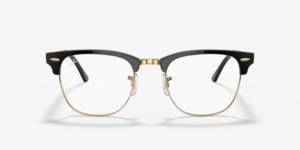 Ray-Ban RB3016 Clubmaster Blue-Violet Light Clear Sunglasses