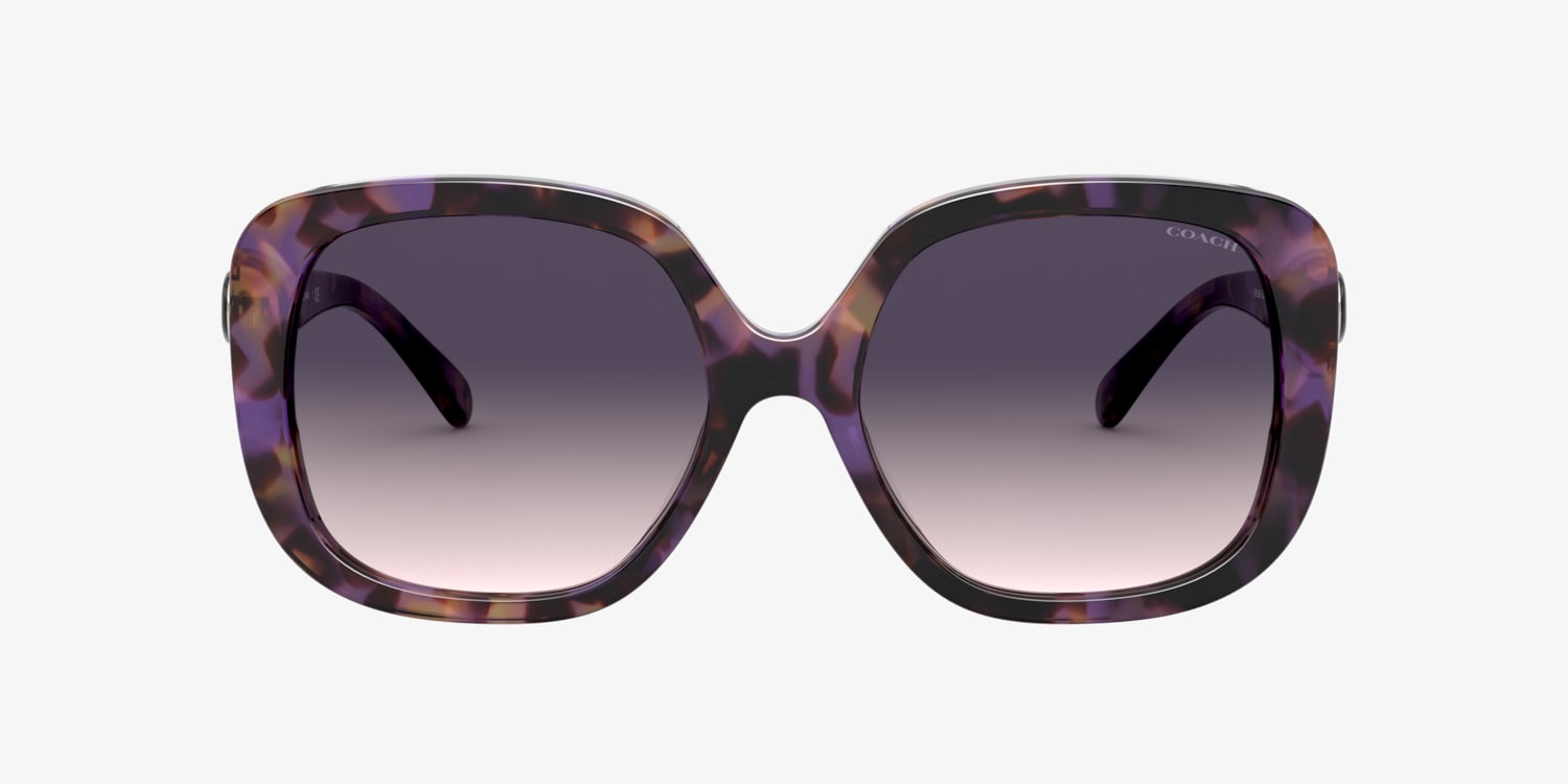 Coach Vintage Women\'s Sunglasses New Purple Designer Eyewear Coach Sunglasses Women main image 4