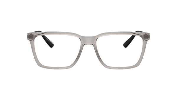 A|X Armani Exchange Men's Rectangle Eyeglasses, AX3103 - Shiny Transparent Gray