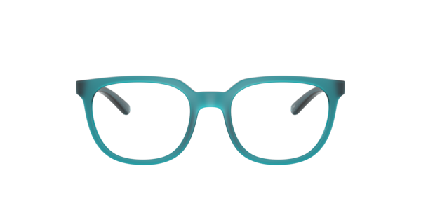 Arnette Child Lines Eyeglasses, AN7263 - Transparent Blue Matte, Shiny