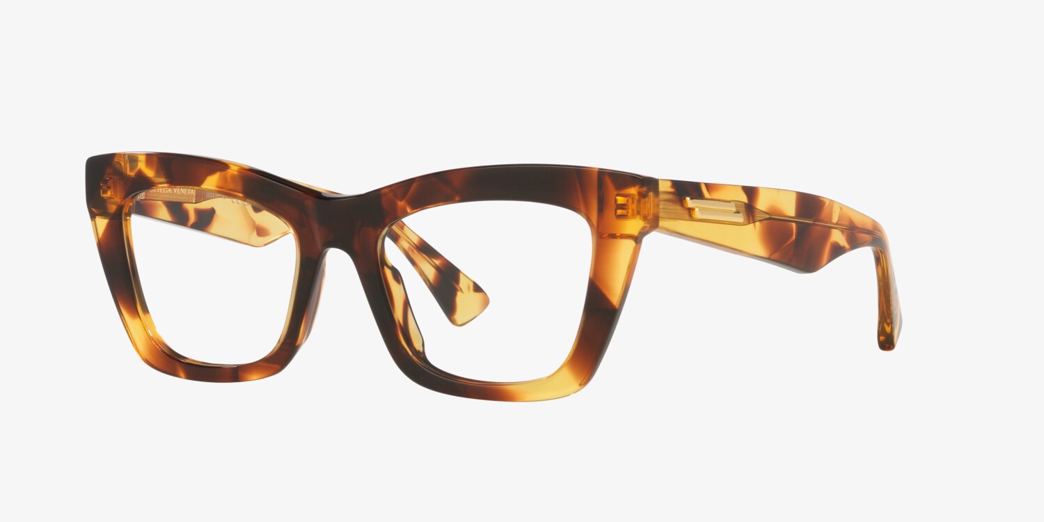 Ottica Veneta Tortoise Eyeglasses – Frames Only Tortoise Retro-Vintage Acetate Cat-Eye Eyeglasses - Tiesi main image 3