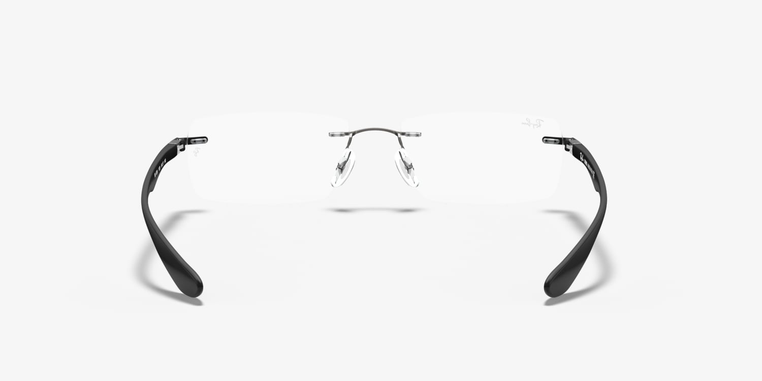 Ray Ban eyeglass frames. Never worn. Clear glass not prescription. NWOT Ray-Ban RB7185 - Square Transparent Frame Eyeglasses  main image 2