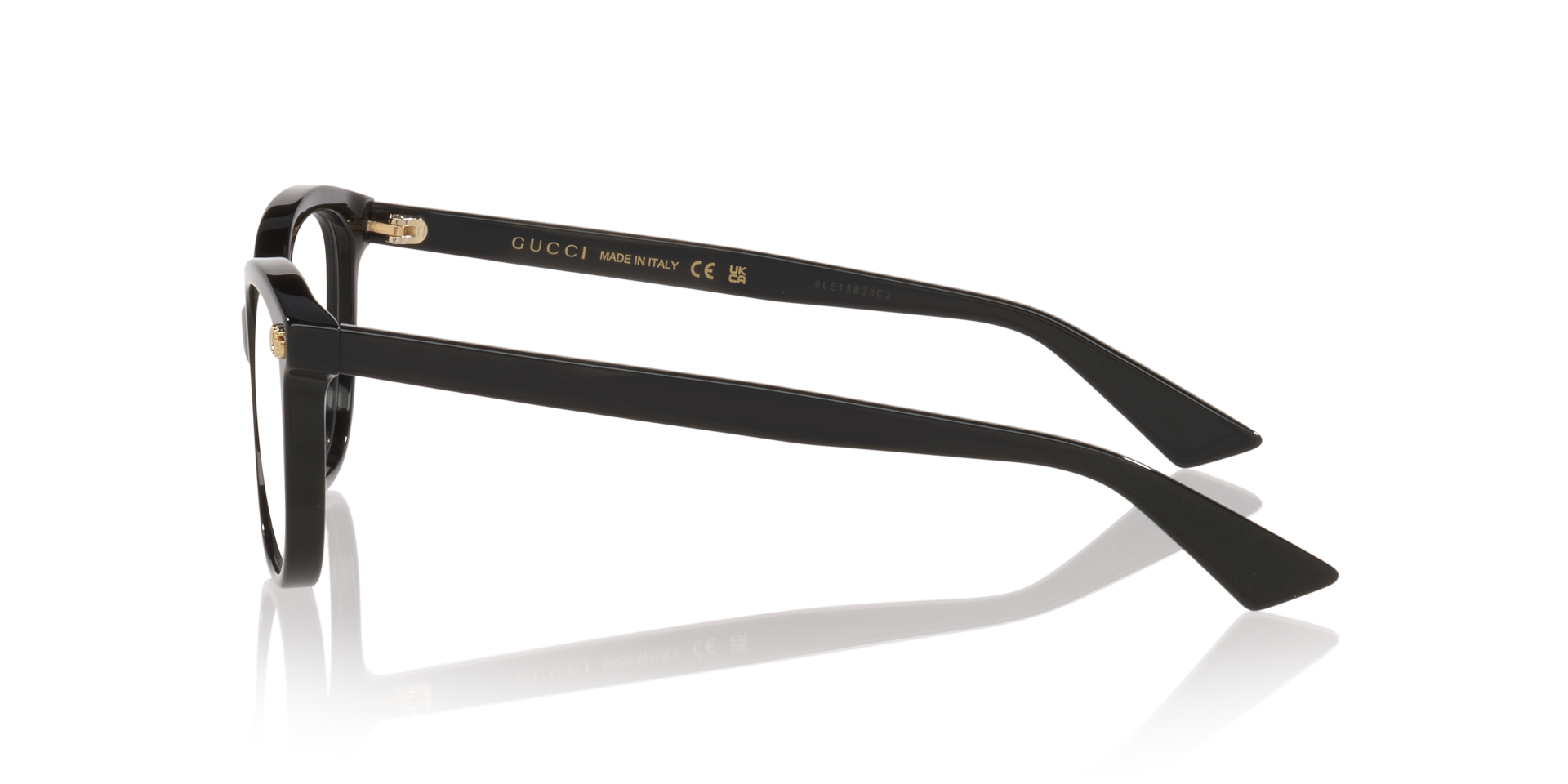 Gucci Women Eyeglasses Black Size: 51