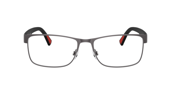 Polo Ralph Lauren Men's Rectangle Eyeglasses, PH1244 - Semishiny Dark Gunmetal