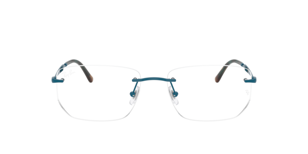 Ray-Ban Rb3768v Optics Eyeglasses Blue Frame Clear Lenses Polarized 56-17