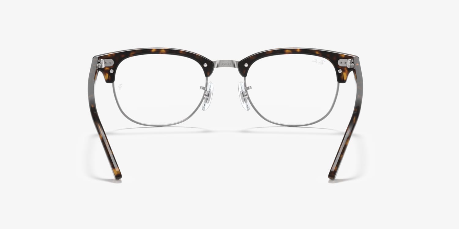 Ray Ban Rb 5154 8162 Grey Authentic Eyeglasses 51-21 Ray-Ban RB5154 Clubmaster Optics Eyeglasses | LensCrafters main image 3