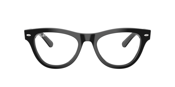 Ray-Ban Skyler Optics Eyeglasses Black Frame Clear Lenses Polarized 52-20