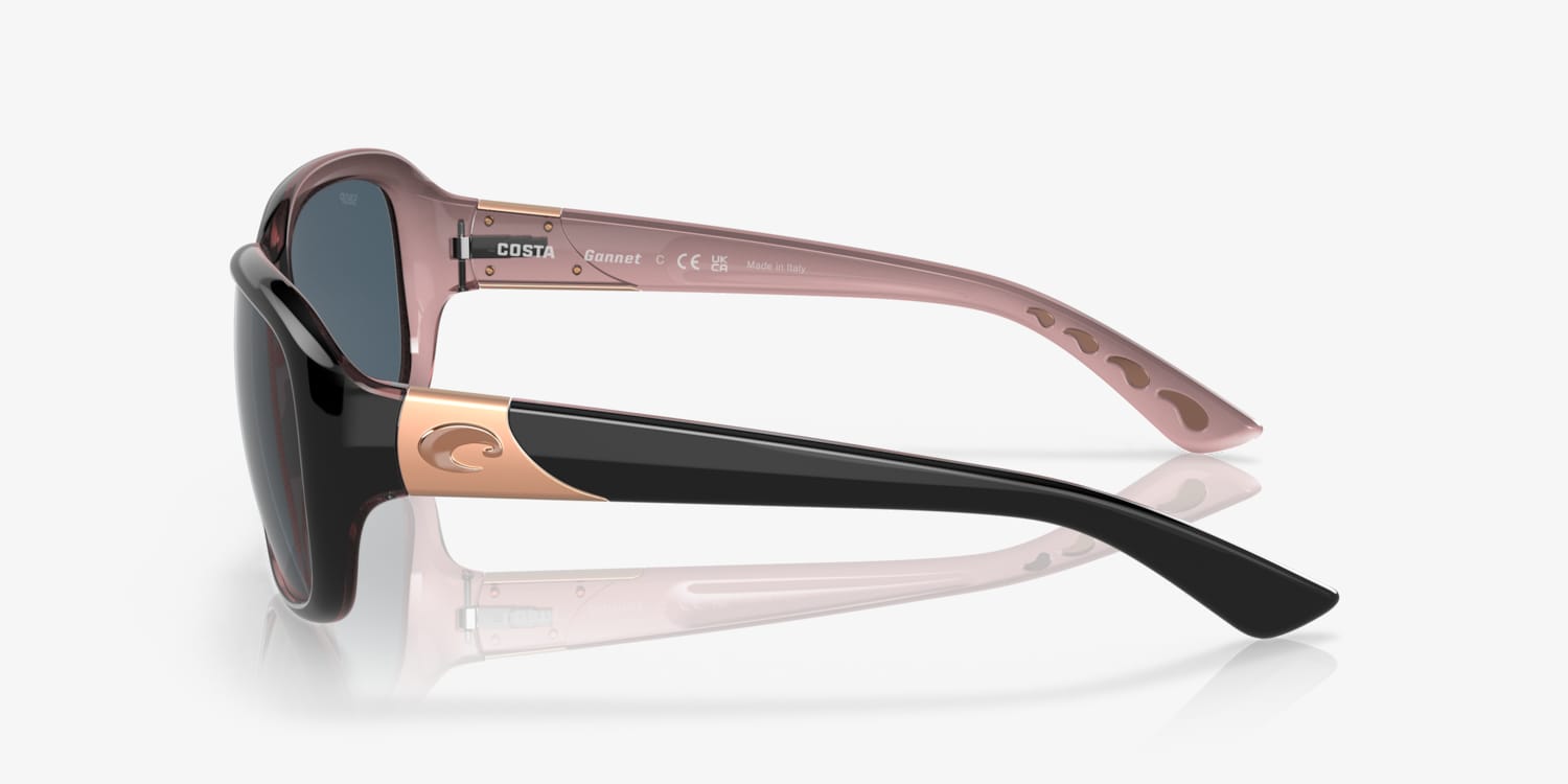 Costa Del Mar Gannet Sunglasses Shiny 06S9041-0658 58-17-135 Rose Gold Costa Gannet M (58-17) with Copper lenses and Shiny Tortoise  main image 4