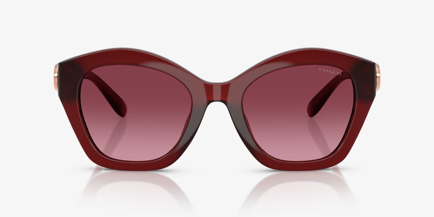【美品】ガウラクラフト　トゥエニーワン　21　マジョーラコーチ Coach HC8421U CAD31 Sunglasses | LensCrafters