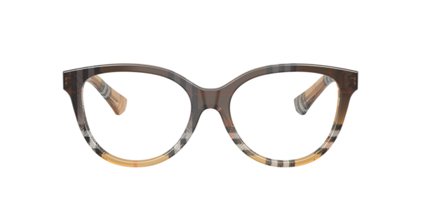 Burberry Women's Cat Eye Eyeglasses, BE2456 - Check Gradient Sand