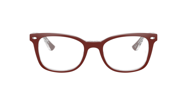 Ray-Ban RX5285 Highstreet 5738 Women’s Glasses Burgundy Size 53 - Blue Light Block Available