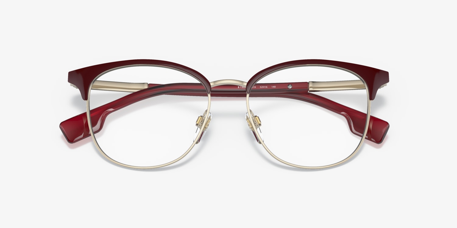 Burberry Sophia Eyeglass Frames Burberry / BE1355 SOPHIA / LIGHT GOLD/BLACK - Shop Glasses  main image 4