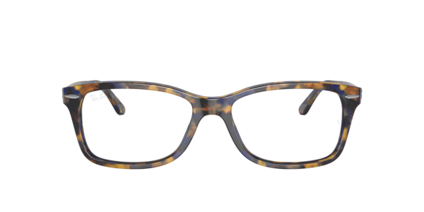 Ray-Ban Rb5428 Optics Eyeglasses Yellow & Blue Havana Frame Clear Lenses Polarized 53-17