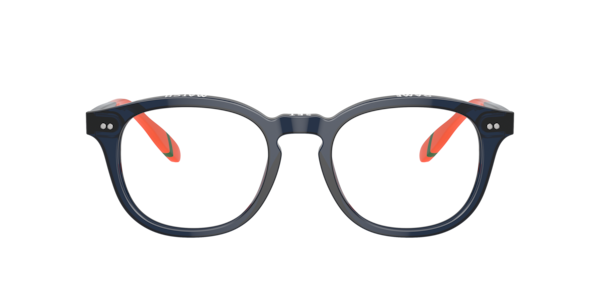 Polo Ralph Lauren Men's Square Eyeglasses, PH2267 - Shiny Transparent Blue