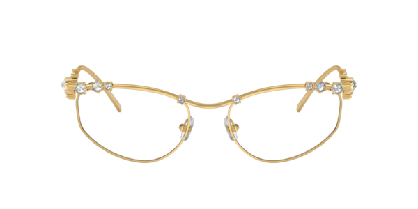 Swarovski SK1015 4004 Women’s Glasses Gold Size 55 - Free Lenses - Blue Light Block Available