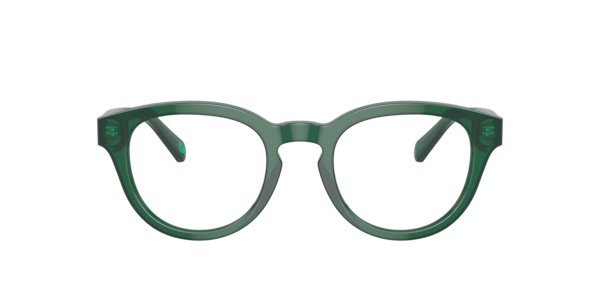 Polo Ralph Lauren Men's Phantos Eyeglasses, PH2262 50 - Shiny Transparent Green