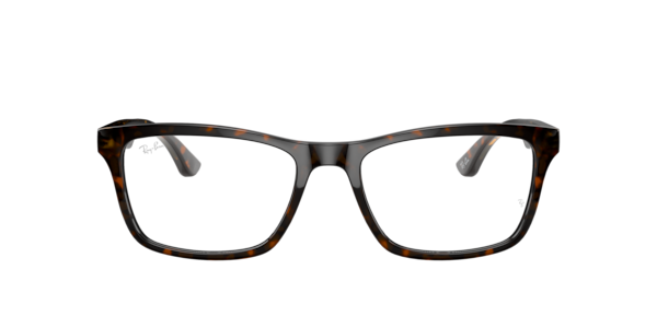Ray-Ban Rb5279 Optics Eyeglasses Dark Havana Frame Clear Lenses 55-18