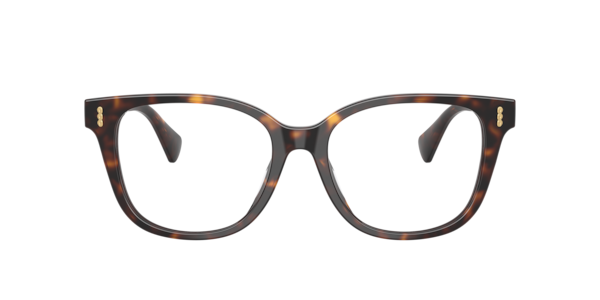 Ralph by Ralph Lauren Women's Square Eyeglasses, RA7196U - Dark Havana