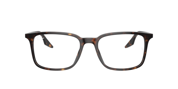Ray-Ban Rb5421 Optics Eyeglasses Havana Frame Clear Lenses Polarized 55-19