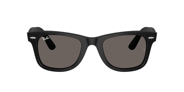 Ray-Ban Wayfarer Ease Sunglasses Matte Black Frame Grey Lenses 50-22
