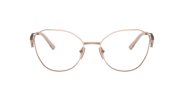 Prada Women's Irregular Eyeglasses, Pr 52ZV55-o - Pink Gold-Tone