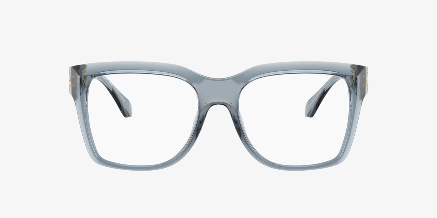 Michael Kors MK4148U Eyeglasses Gray Acetate/Metal MICHAEL KORS Valletta MK4148U Irregular Eyeglasses | EyeOns.com main image 3