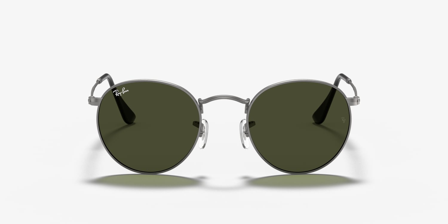 Ray-Ban ROUND L RB3447 サングラス Ray-Ban RB3447 Round Metal Sunglasses | LensCrafters