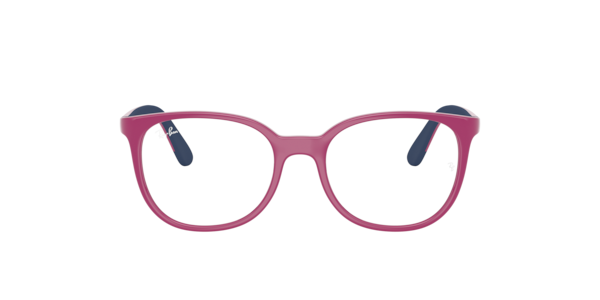 Ray-Ban Ray-Ban Disney - Lilo & Stitch Optical Kids Eyeglasses Fucsia & Rubber Blue Frame Clear Lenses 47-16