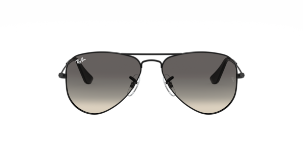 Ray-Ban Kids RJ9506S Junior Aviator 220/11 Kids' Sunglasses Black Size 50