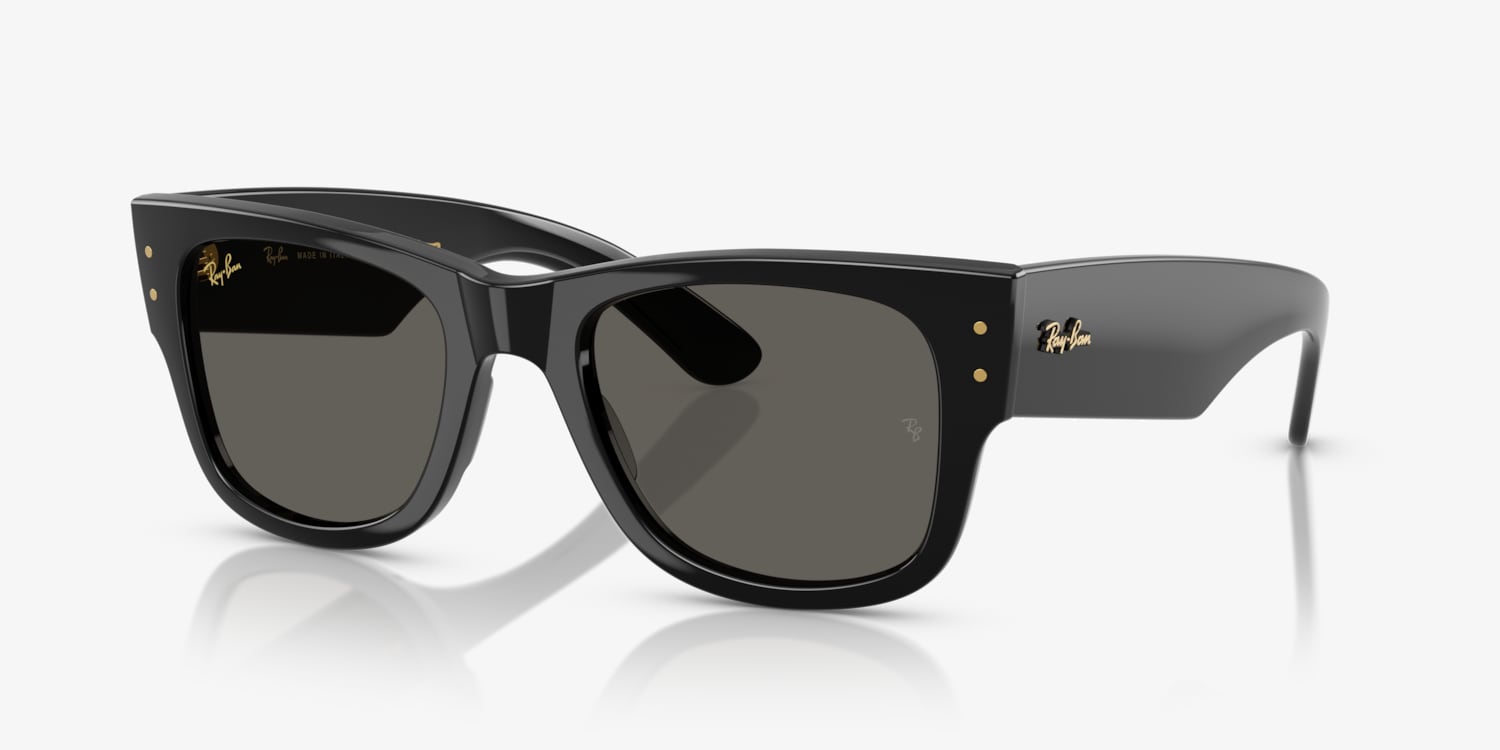 Ray-Ban RB0840S Mega Wayfarer Blacked Out Collection Sunglasses