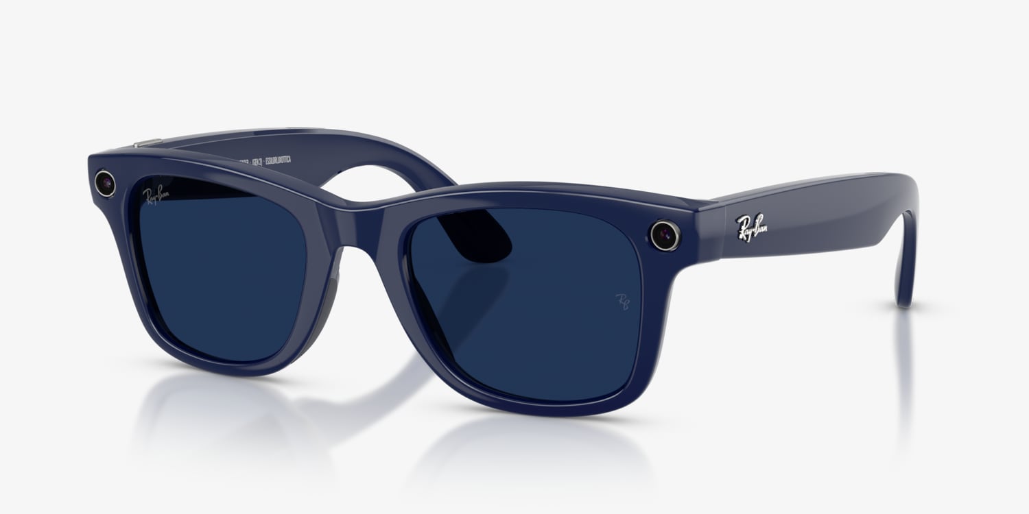 Ray-Ban  Wayfarer スマートグラス ブルー Ray-Ban Ray-Ban Meta Wayfarer Sunglasses | LensCrafters