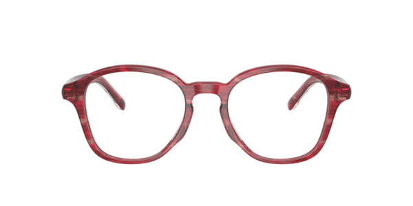 Diesel Unisex Phantos Eyeglasses, DL4025U - Striated Red