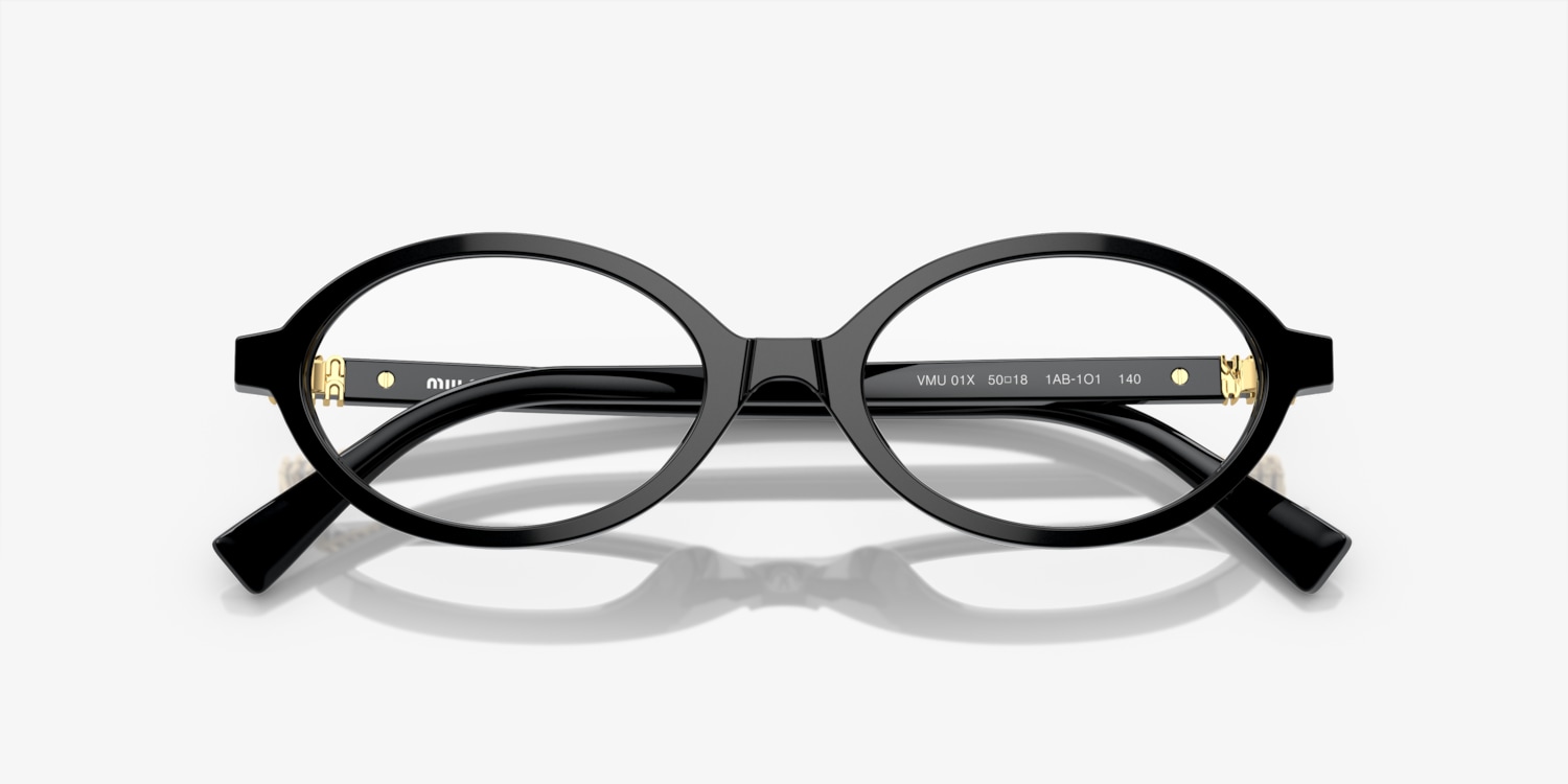 Miu Miu MU04R-138101 Eyeglasses Black Round Miu_Miu_0MU_04UV_08Q1O1_1_7c94  main image 3