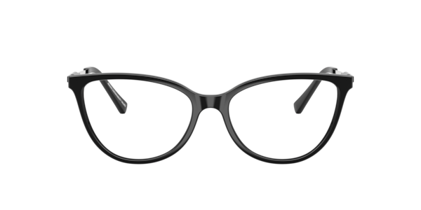 Armani Exchange Women's Cat Eye Eyeglasses, AX3128 - Shiny Black