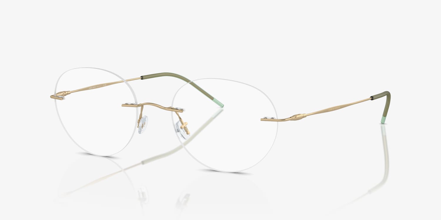 ?️Giorgio Armani 391 Eyeglasses 47/20 140 /ALK743?️ Giorgio Armani AR7004 Eyeglasses | LensCrafters main image 4