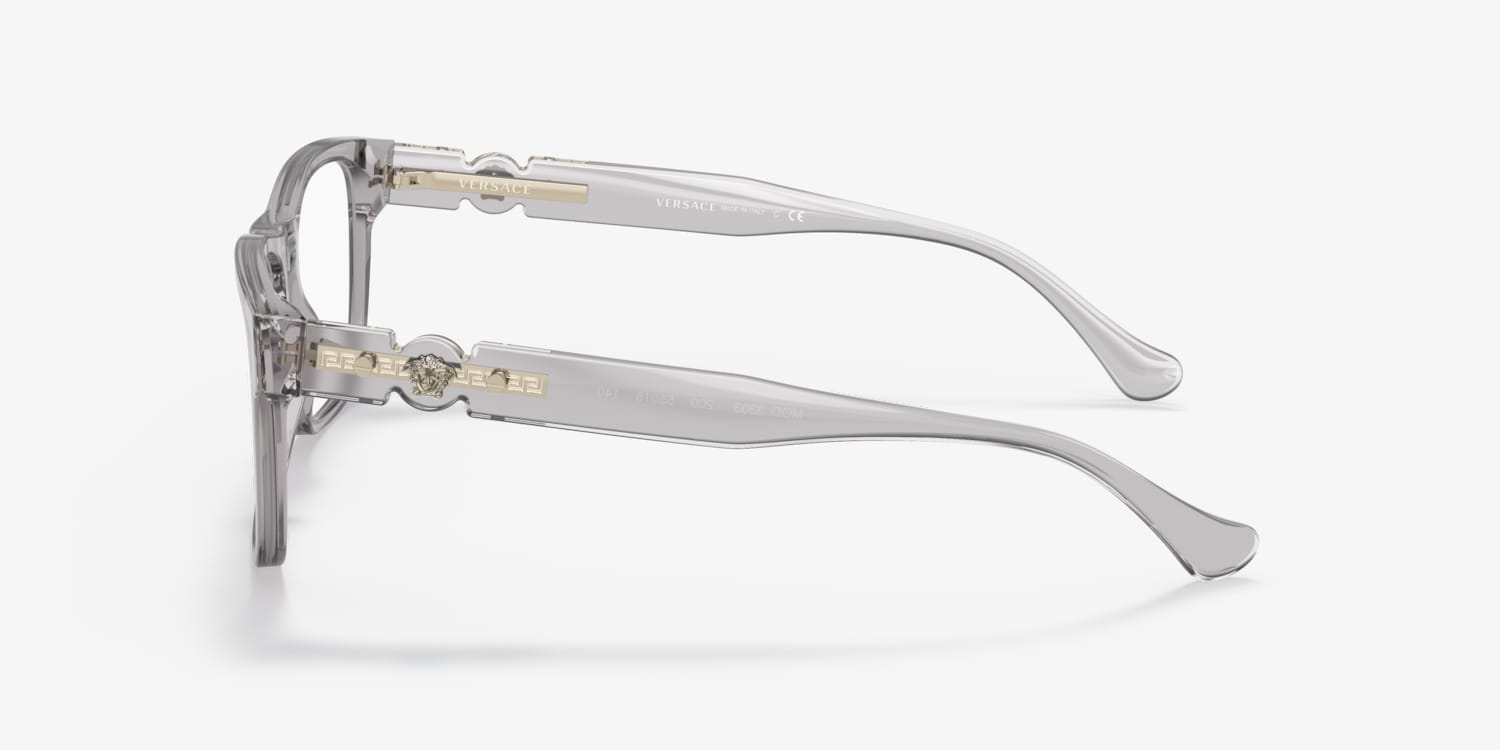 ? SALE ? Authentic & a Rare Find VERSACE Gray Glasses *need to replace lens* Amazon.com: Versace VE3342 593 Eyeglasses Men main image 2