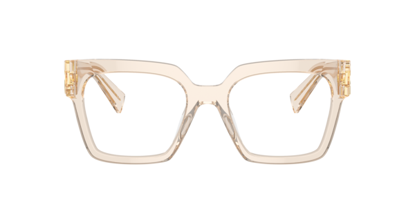 Miu Miu MU04UV 11T1O1 Women’s Glasses Brown Size 52 - Free Lenses - Blue Light Block Available